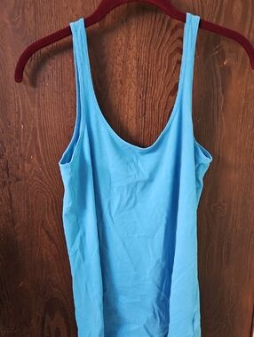 Lilly Pulitzer Blue Scoop Neck Tank